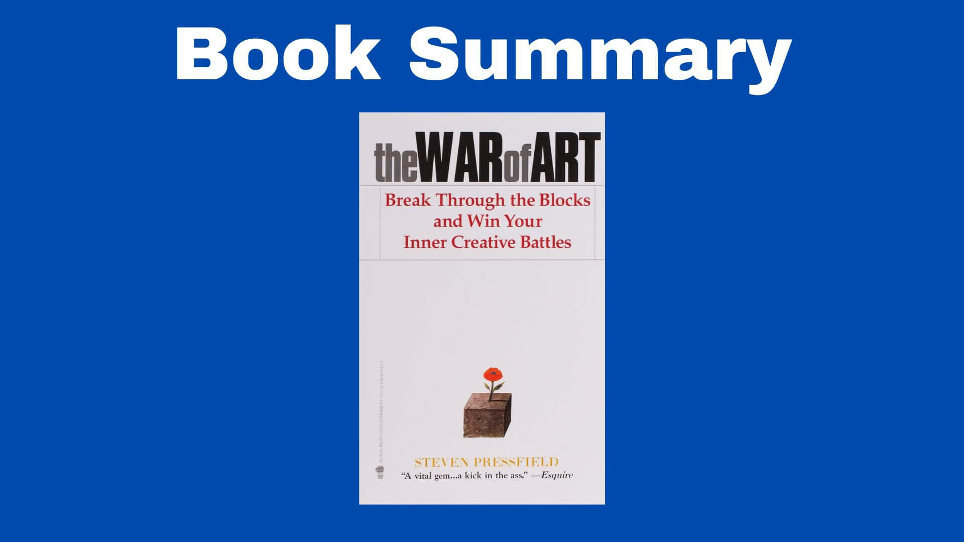 the war of art summary