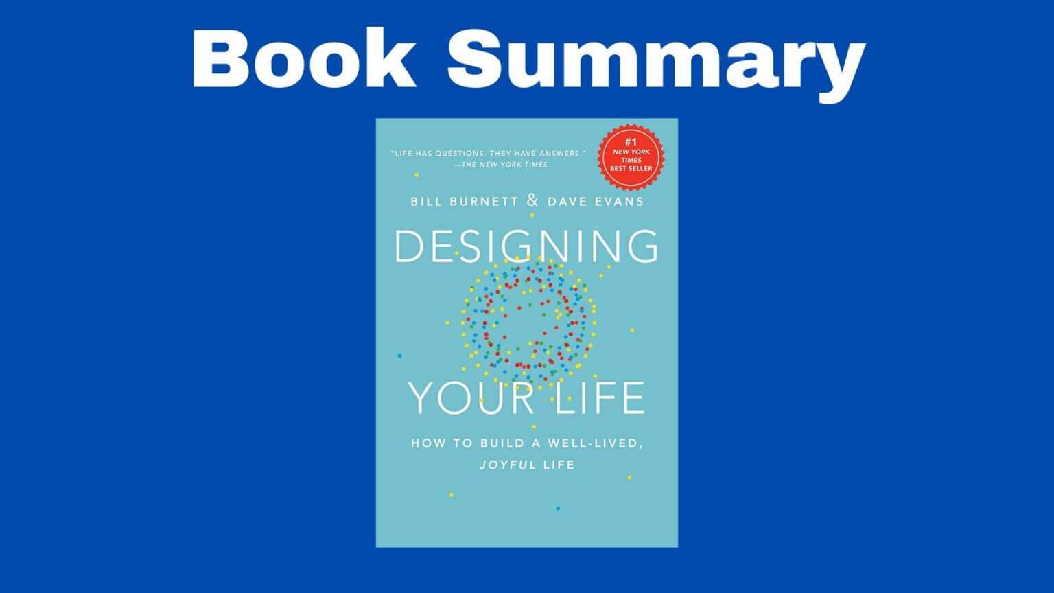 Book Summary Designing Your Life by Bill Eric Sandroni