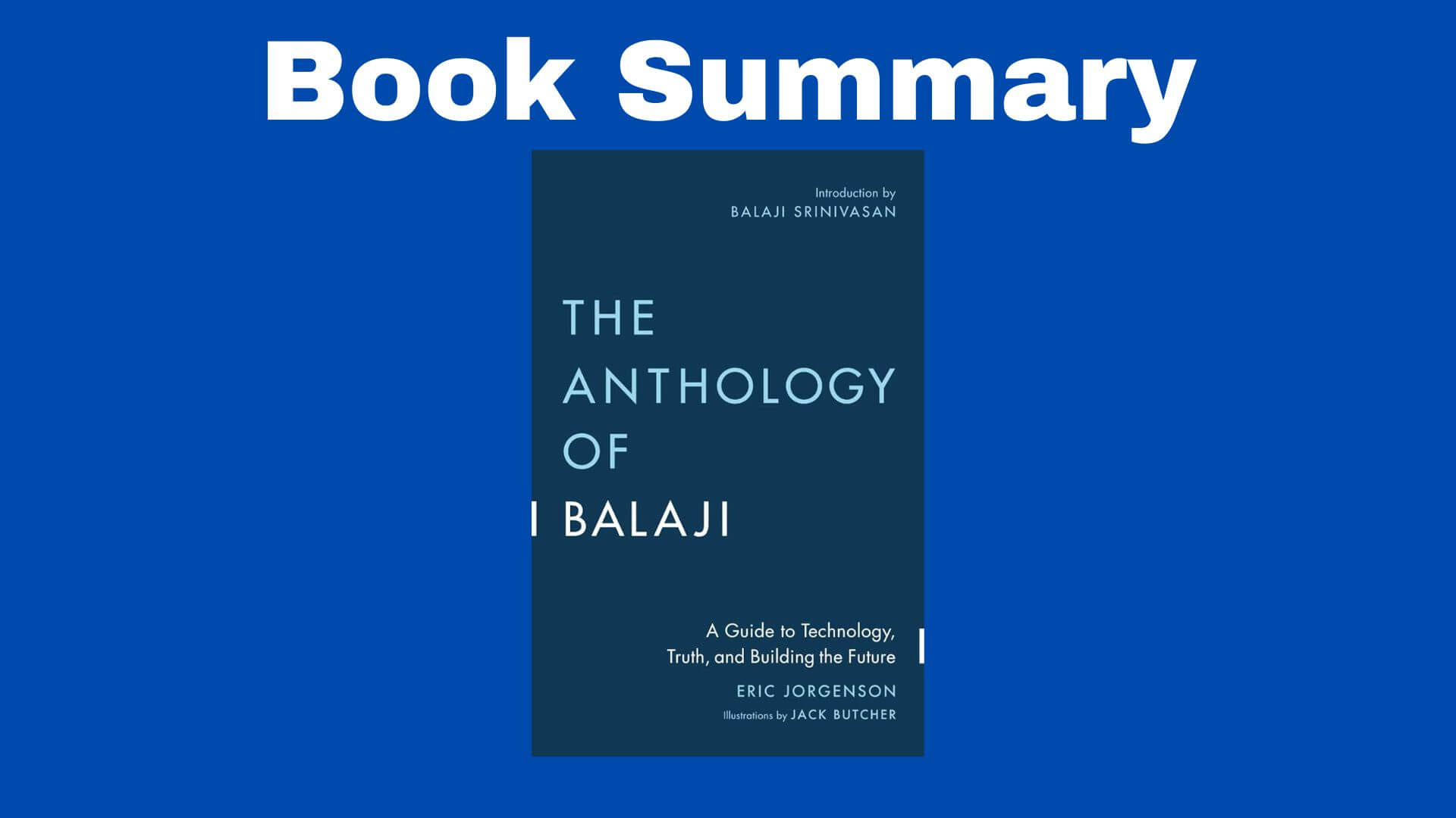 the anthology of balaji book summary